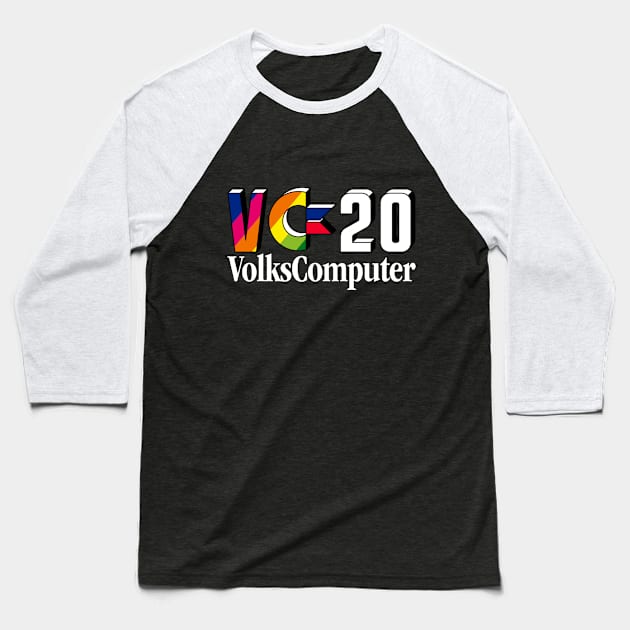 Commodore VC-20 - Germany - Version 2 White Baseball T-Shirt by RetroFitted